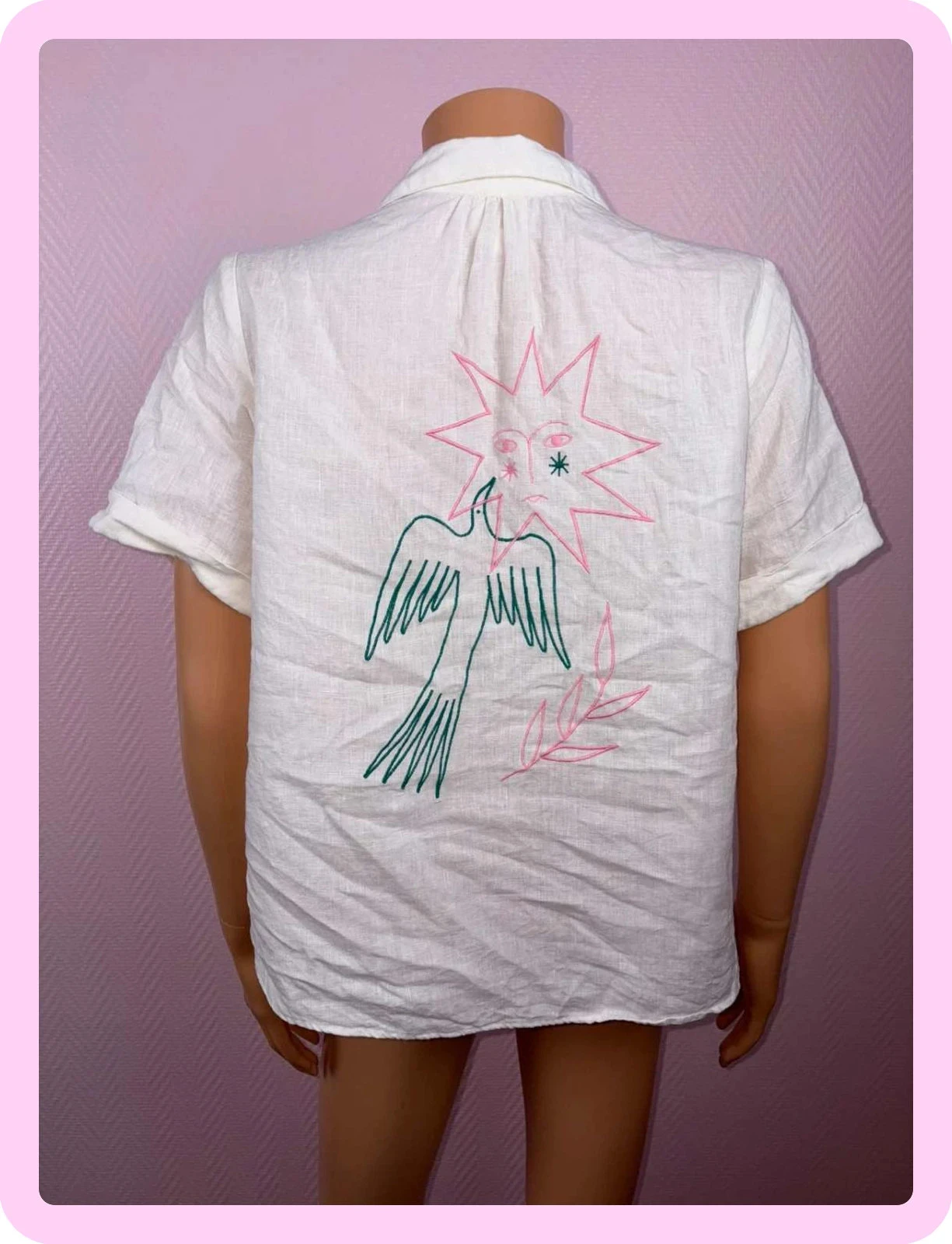 Camisa de lino mujer Des Petits Hauts talla 1 – photo 4